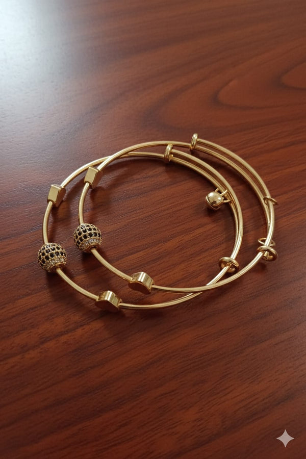 Trending Ball Zircon Adjustable Bangle