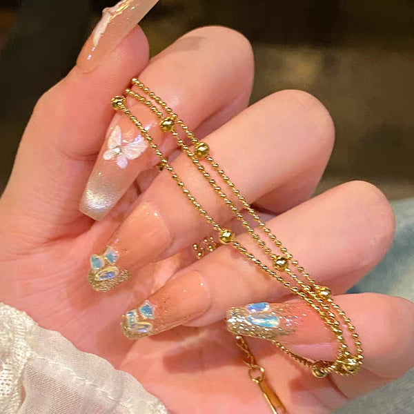 Stainless Steel Brand Ball Chain Bracelet – High Quality